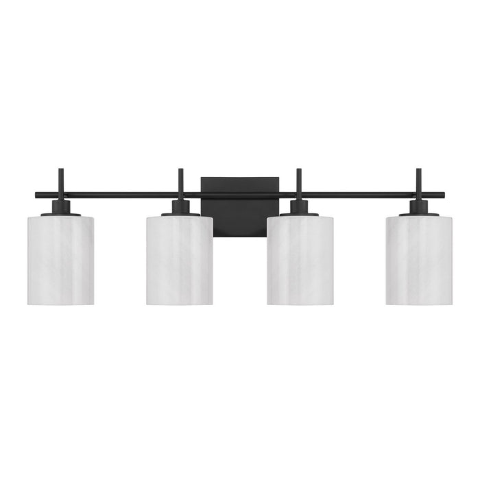 Meridian - M80085MBK - Four Light Bathroom Vanity - Matte Black