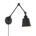 Meridian - M90089MBK - One Light Wall Sconce (Set of 2) - Matte Black