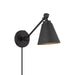 Meridian - M90108MBK - One Light Wall Sconce (Set of 2) - Matte Black