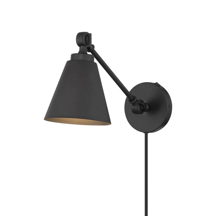 Meridian - M90108MBK - One Light Wall Sconce (Set of 2) - Matte Black