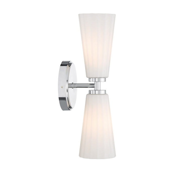 Meridian - M90109CH - Two Light Wall Sconce - Chrome