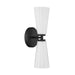 Meridian - M90109MBK - Two Light Wall Sconce - Matte Black