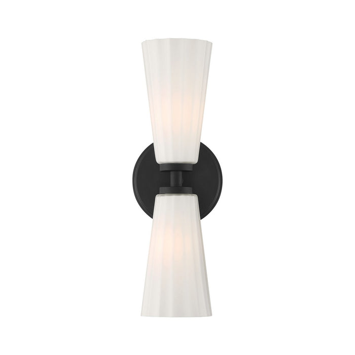 Meridian - M90109MBK - Two Light Wall Sconce - Matte Black