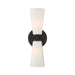 Meridian - M90109MBK - Two Light Wall Sconce - Matte Black