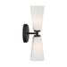 Meridian - M90109MBK - Two Light Wall Sconce - Matte Black