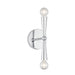 Meridian - M90110CH - Two Light Wall Sconce - Chrome