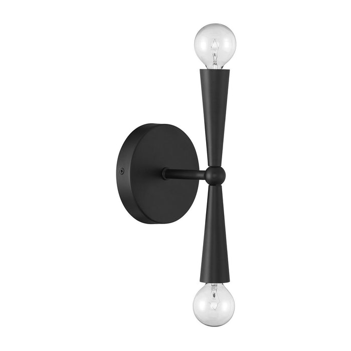 Meridian - M90110MBK - Two Light Wall Sconce - Matte Black