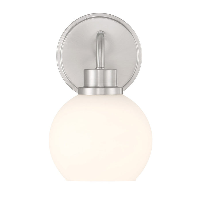 Meridian - M90112BN - One Light Wall Sconce - Brushed Nickel