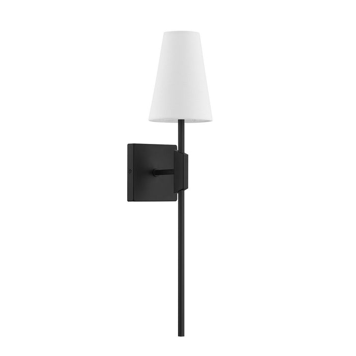 Meridian - M90114MBK - One Light Wall Sconce - Matte Black