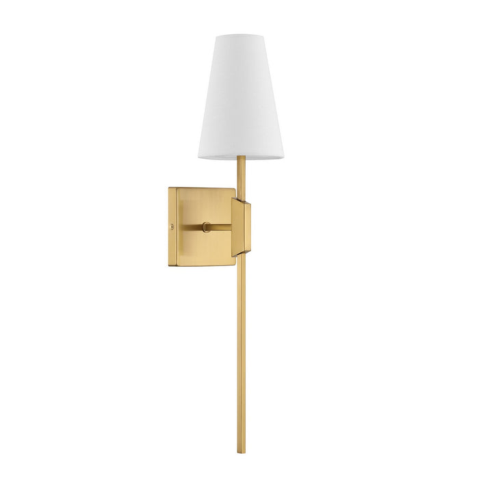 Meridian - M90114NB - One Light Wall Sconce - Natural Brass