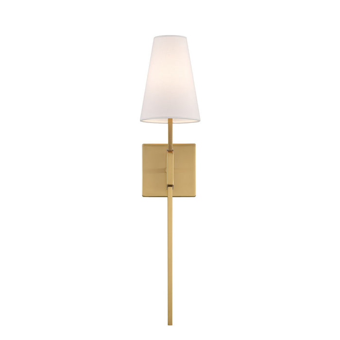 Meridian - M90114NB - One Light Wall Sconce - Natural Brass