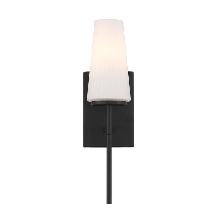 Meridian - M90115MBK - One Light Wall Sconce - Matte Black