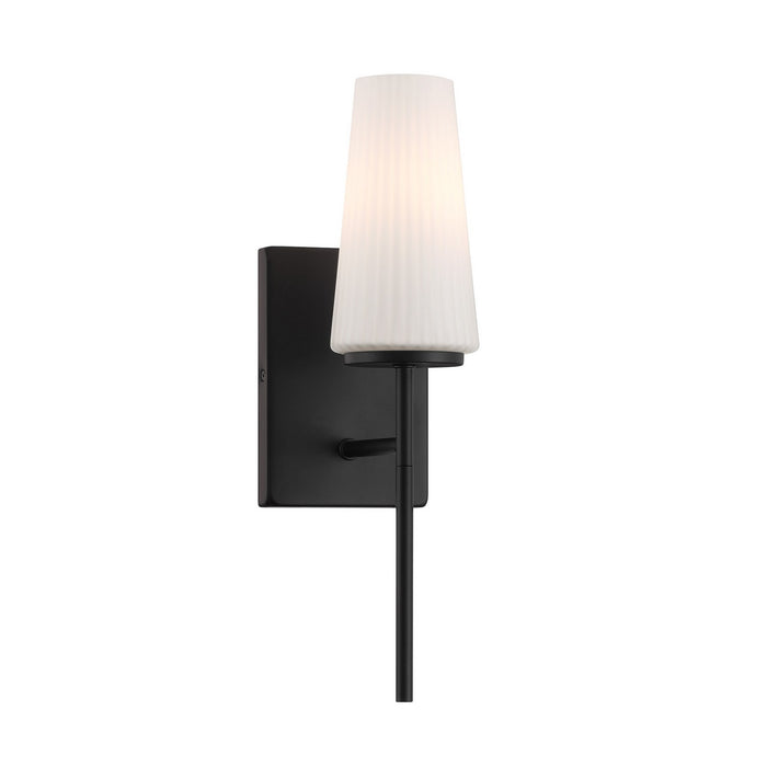 Meridian - M90115MBK - One Light Wall Sconce - Matte Black