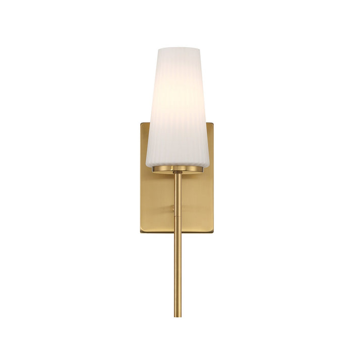 Meridian - M90115NB - One Light Wall Sconce - Natural Brass