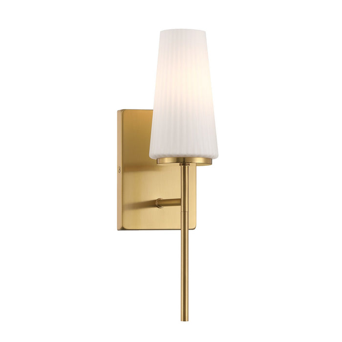 Meridian - M90115NB - One Light Wall Sconce - Natural Brass