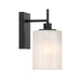 Meridian - M90116MBK - One Light Wall Sconce - Matte Black