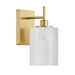 Meridian - M90116NB - One Light Wall Sconce - Natural Brass