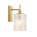 Meridian - M90116NB - One Light Wall Sconce - Natural Brass