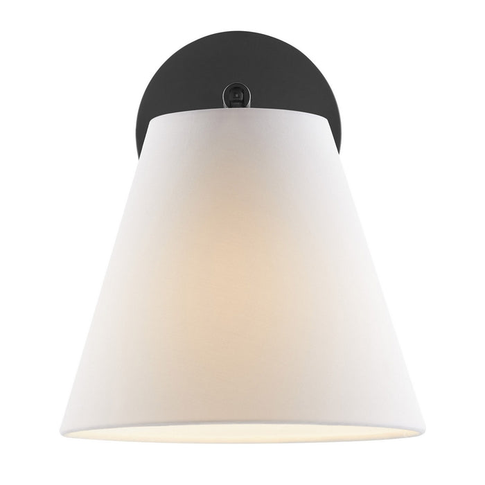 Meridian - M90119MBK - One Light Wall Sconce - Matte Black