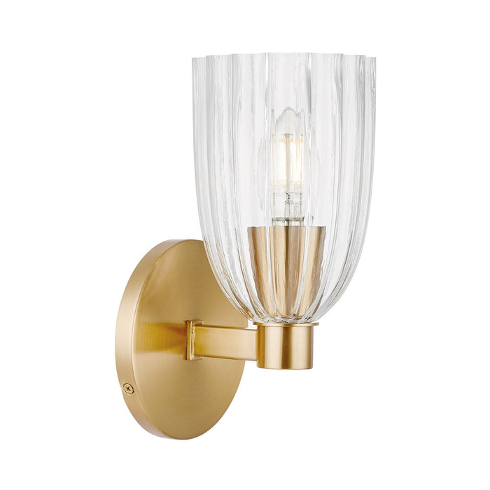 Meridian - M90120NB - One Light Wall Sconce - Natural Brass