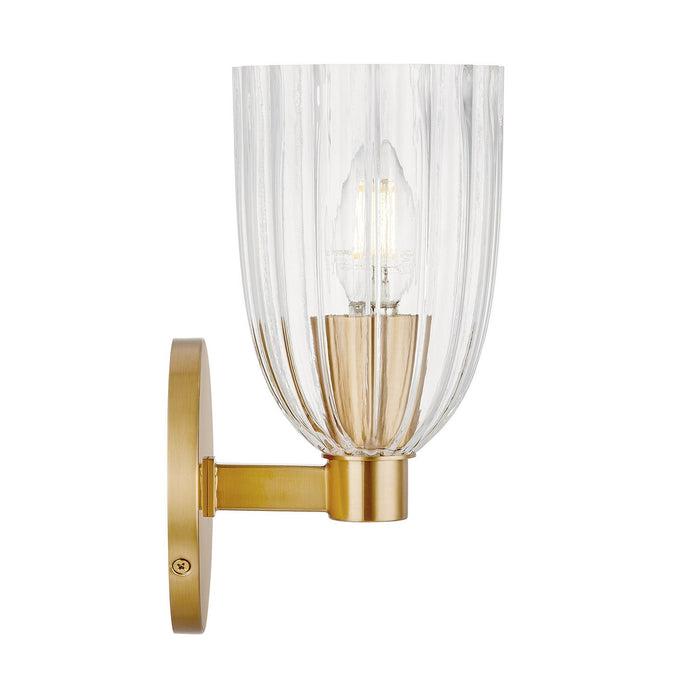 Meridian - M90120NB - One Light Wall Sconce - Natural Brass