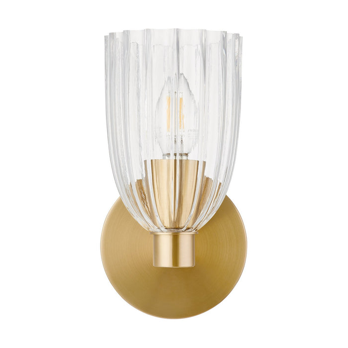 Meridian - M90120NB - One Light Wall Sconce - Natural Brass