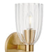 Meridian - M90120NB - One Light Wall Sconce - Natural Brass