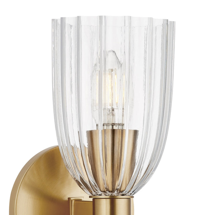 Meridian - M90121NB - Two Light Wall Sconce - Natural Brass