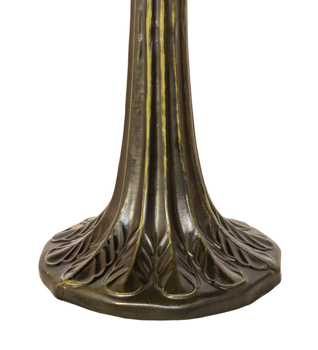 Meyda Tiffany - 119551 - Two Light Table Base - Leaf - Antique Brass