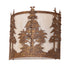 Meyda Tiffany - 274298 - Two Light Wall Sconce - Tall Pines - Pompeii Gold