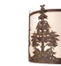 Meyda Tiffany - 274298 - Two Light Wall Sconce - Tall Pines - Pompeii Gold