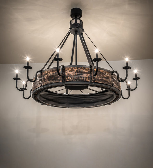 Meyda Tiffany - 274391 - 12 Light Chandelier - Costello - Costello Black