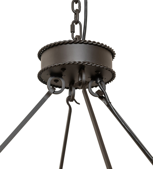 Meyda Tiffany - 274559 - LED Chandelier - Loxley - Oil Rubbed Bronze