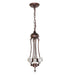 Meyda Tiffany - 275335 - Three Light Pendant - Greenbriar Oak