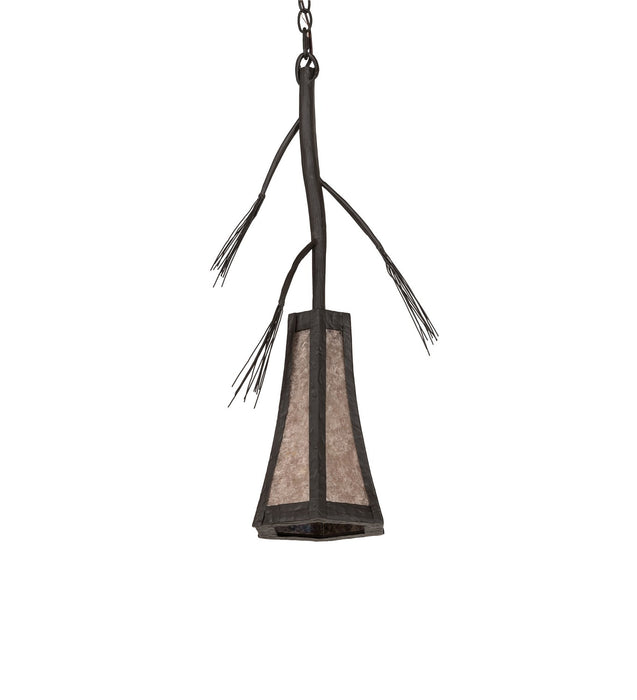 Meyda Tiffany - 275941 - LED Mini Pendant - Lone Pine - Oil Rubbed Bronze