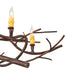 Meyda Tiffany - 276062 - Eight Light Chandelier - Winter Solstice - Driftwood Brown