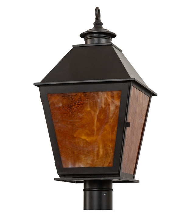 Meyda Tiffany - 276322 - Three Light Post Mount - Turin - Craftsman Brown