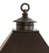 Meyda Tiffany - 276322 - Three Light Post Mount - Turin - Craftsman Brown