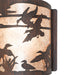 Meyda Tiffany - 277548 - One Light Wall Sconce - Ducks In Flight - Driftwood Brown