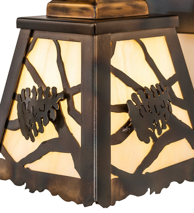 Meyda Tiffany - 277793 - One Light Wall Sconce - Spruce Pine - Dark Burnished Antique Copper