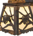 Meyda Tiffany - 277793 - One Light Wall Sconce - Spruce Pine - Dark Burnished Antique Copper