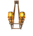 Meyda Tiffany - 279197 - Eight Light Chandelier - Balsam Pine - Antique Copper