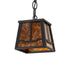 Meyda Tiffany - 279482 - One Light Mini Pendant - Valley View - Flat Black