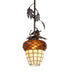 Meyda Tiffany - 279698 - Three Light Island Pendant - Oak Leaf & Acorn