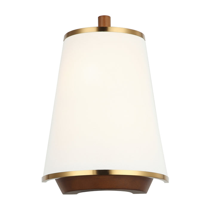 Varaluz - 520W02SBW - Two Light Wall Sconce - Desert Flyer - Satin Brass/Medium Walnut