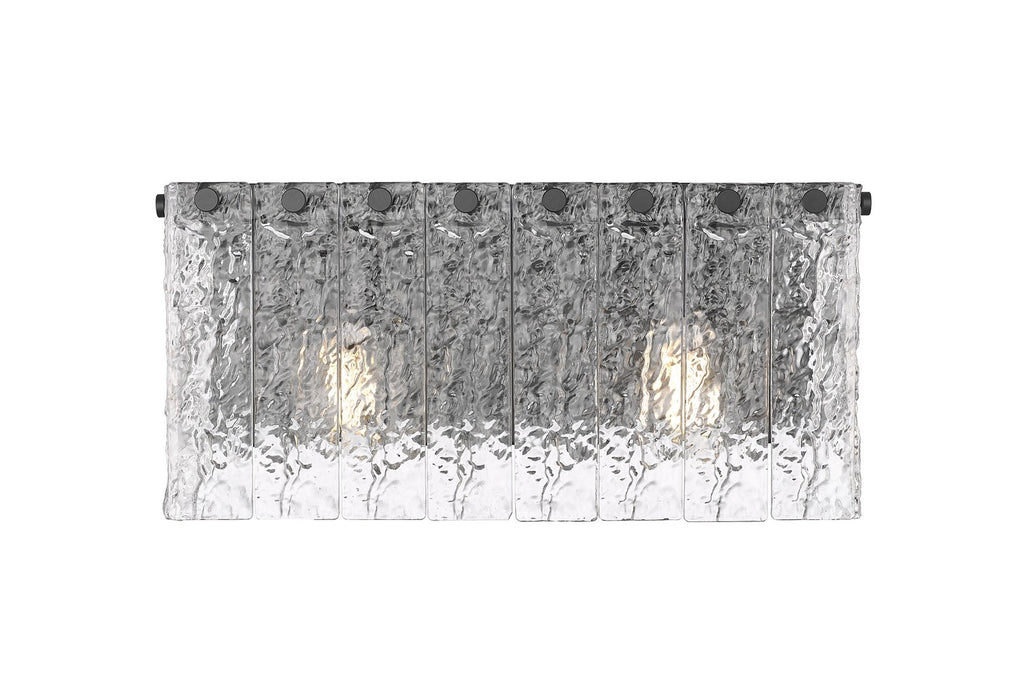 Z-Lite - 1943-2V-MB - Two Light Vanity - Glacier - Matte Black