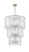 Z-Lite - 1943-36MGLD - 12 Light Chandelier - Glacier - Modern Gold