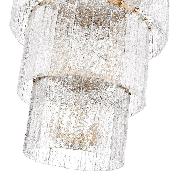 Z-Lite - 1943-36MGLD - 12 Light Chandelier - Glacier - Modern Gold