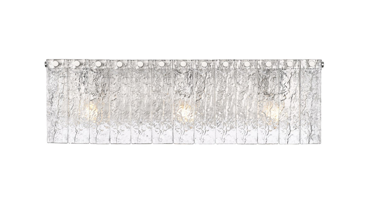 Z-Lite - 1943-3V-BN - Three Light Vanity - Glacier - Brushed Nickel