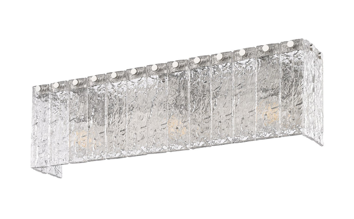 Z-Lite - 1943-3V-BN - Three Light Vanity - Glacier - Brushed Nickel